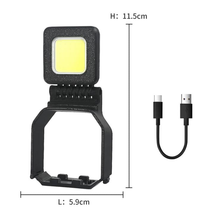 Foco LED ultrabrillante para vuelo nocturno con ajuste de 180 grados y 3 modos de luz, compatible con DJI Mini 4 Pro.
