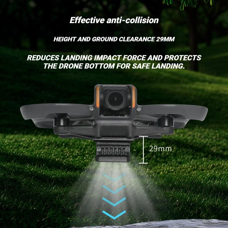 Luz de vuelo nocturna recargable LED para DJI Avata 2 con 3 modos de iluminación y foco de ángulo ajustable de 180 grados.