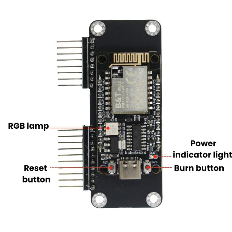 Placa de desarrollo IoT para módulo WiFi Flipper Zero 2.4G/5G, 2.4G/5G WiFi Module