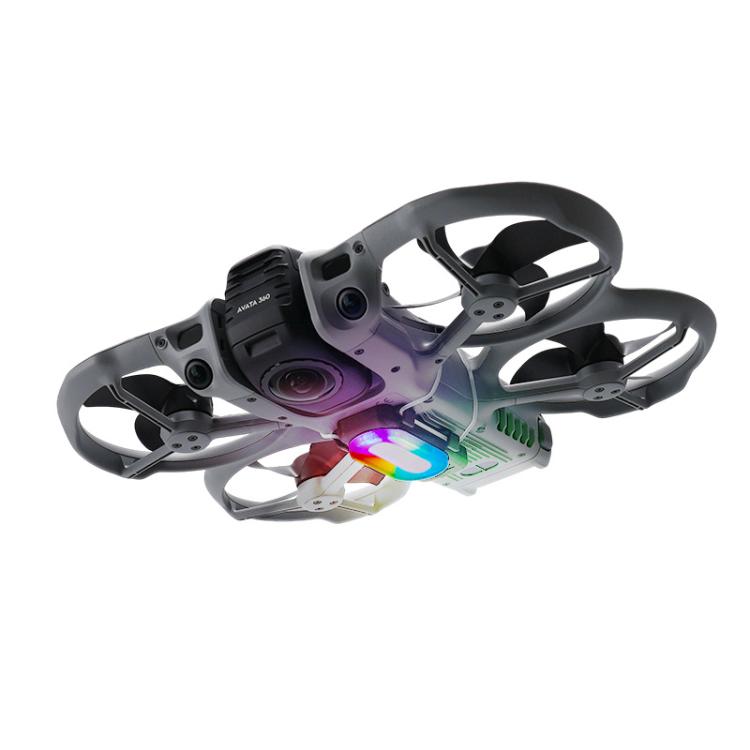 Luz inferior LED RGB RCSTQ para DJI Avata 360, 38 modos de iluminación, recargable, para señalización de vuelo nocturno.