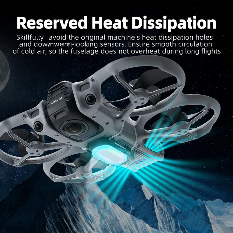 Luz inferior LED RGB RCSTQ para DJI Avata 360, 38 modos de iluminación, recargable, para señalización de vuelo nocturno.