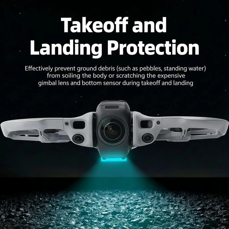 Luz inferior LED RGB RCSTQ para DJI Avata 360, 38 modos de iluminación, recargable, para señalización de vuelo nocturno.