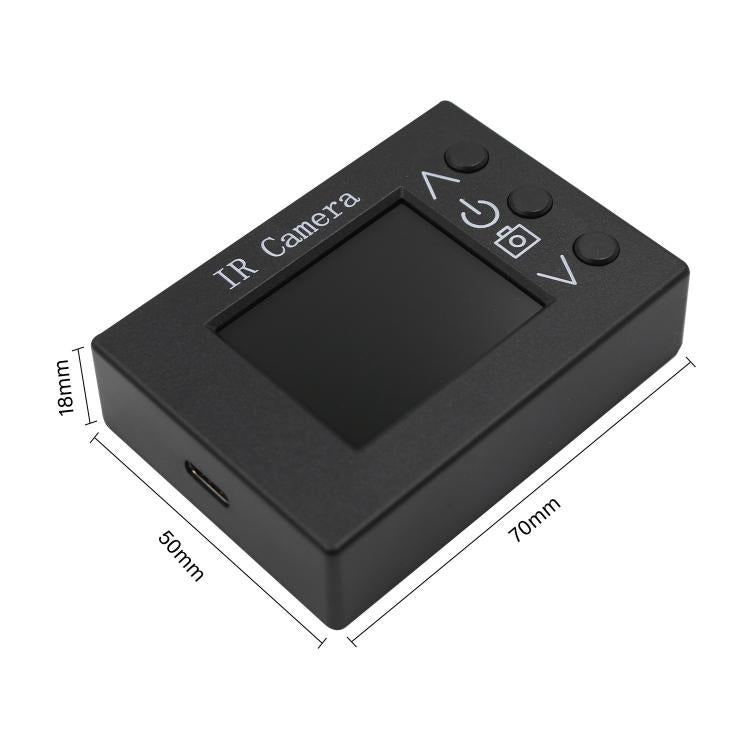 Herramienta de inspección para bricolaje con cámara termográfica digital infrarroja LCD MLX90640 de 1,8 pulgadas, MLX90640