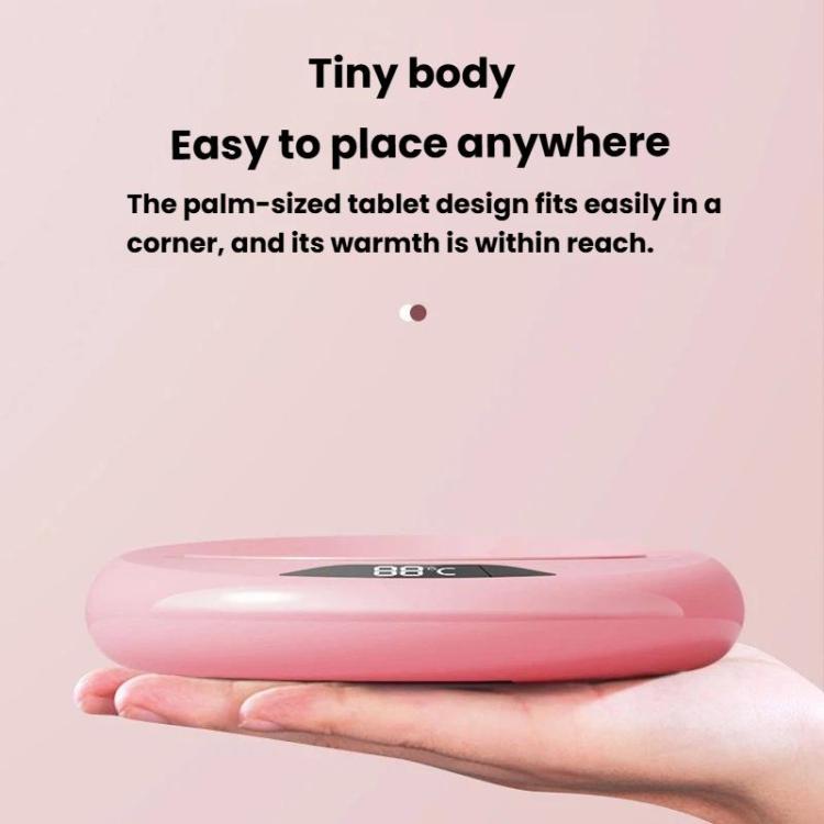 Posavasos inteligente con calefacción automática y conexión USB. Calentador de tazas.