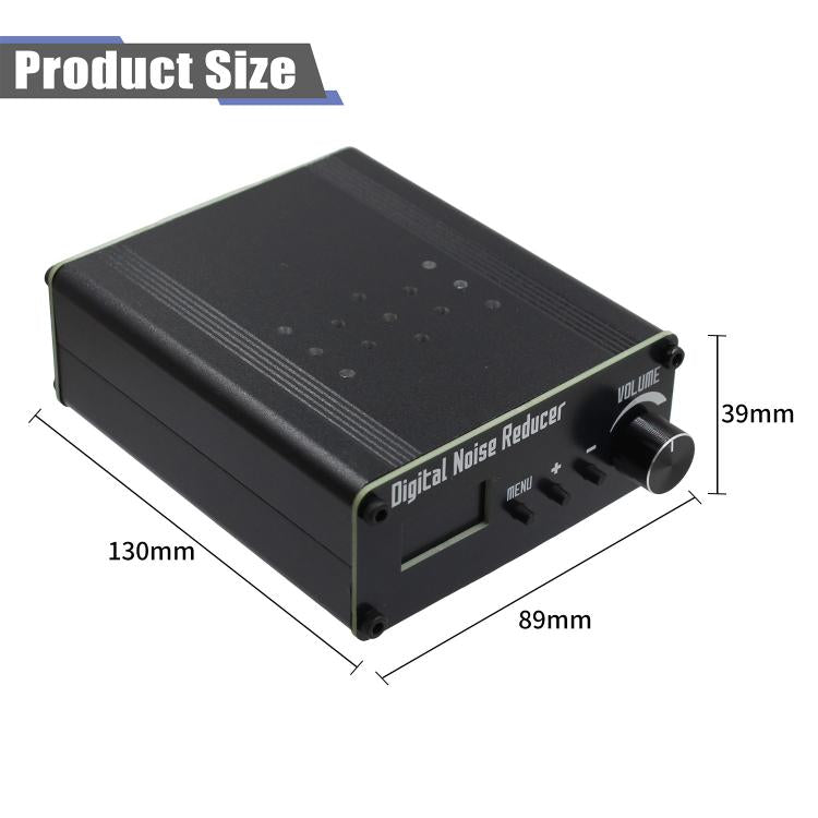 Supresor de ruido digital (NR) con DSP de onda corta + altavoz, 88x38x100mm