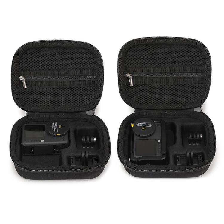 Estuche rígido de transporte estándar para DJI Osmo Action 6, bolsa de almacenamiento portátil para viajes con mosquetón y correa de mano.