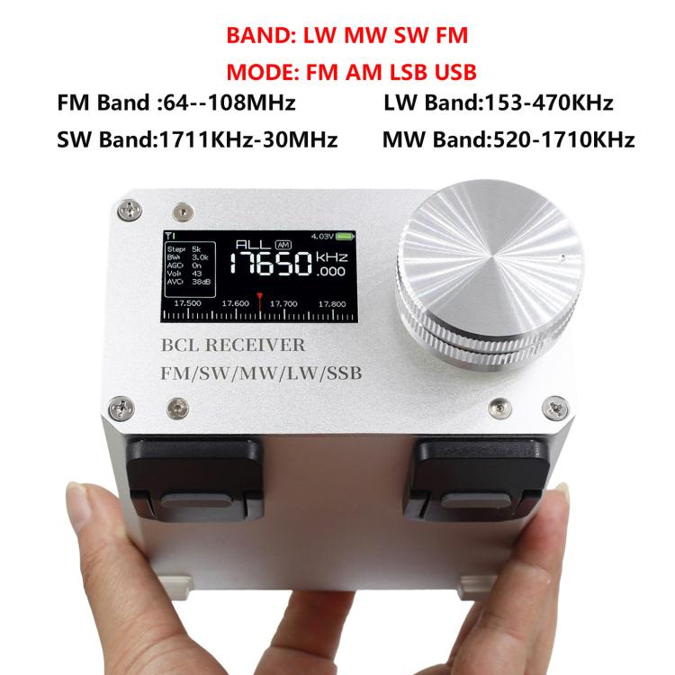 Receptor de radio de banda completa Si4732, receptor de radio de alto rendimiento BCL