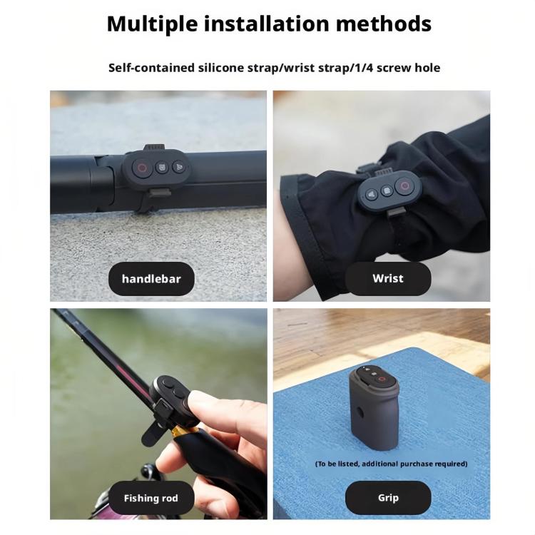 Control remoto Bluetooth para cámaras de acción Insta360 X5 / X4 / X3 / GO3S / Ace Pro2