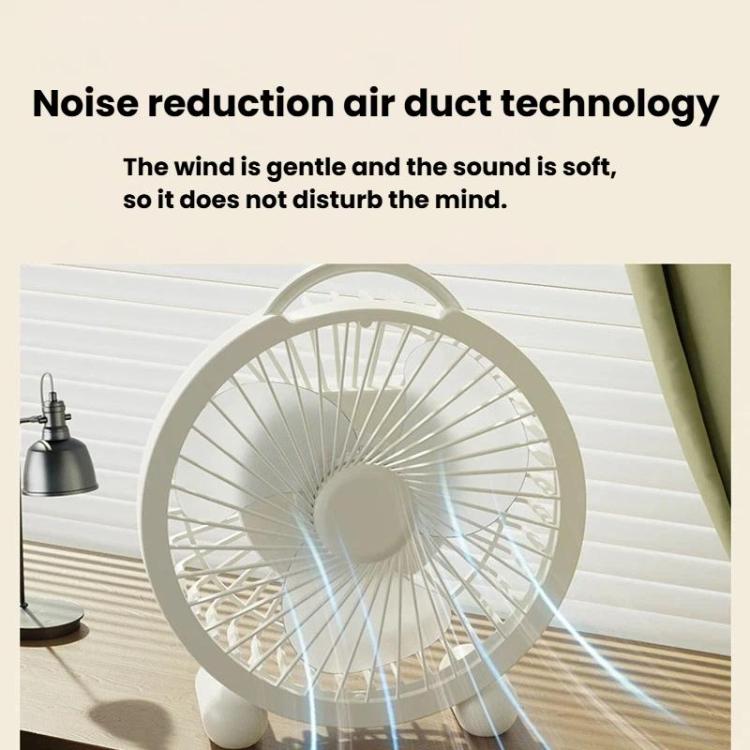 Ventilador de escritorio portátil de alta potencia para dormitorios y oficinas., 4 inch Plug-in White, 4 inch Plug-in Green, 4 inch Plug-in Pink, 6 inch Rechargeable White, 6 inch Rechargeable Green, 6 inch Rechargeable Pink