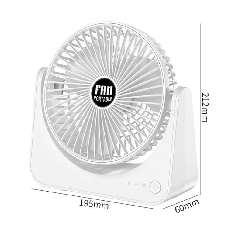 Ventilador de escritorio de 6 pulgadas con 3 velocidades, silencioso, ideal para el verano.