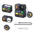Funda protectora de silicona aMagisn con diseño divertido 5 en 1 para DJI Osmo Nano, con tapa para la lente.