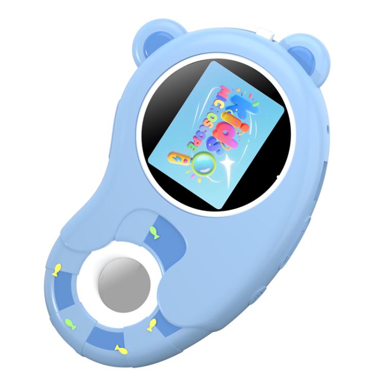 Microscopio digital portátil HD HM020H para niños, lupa electrónica, juguete científico