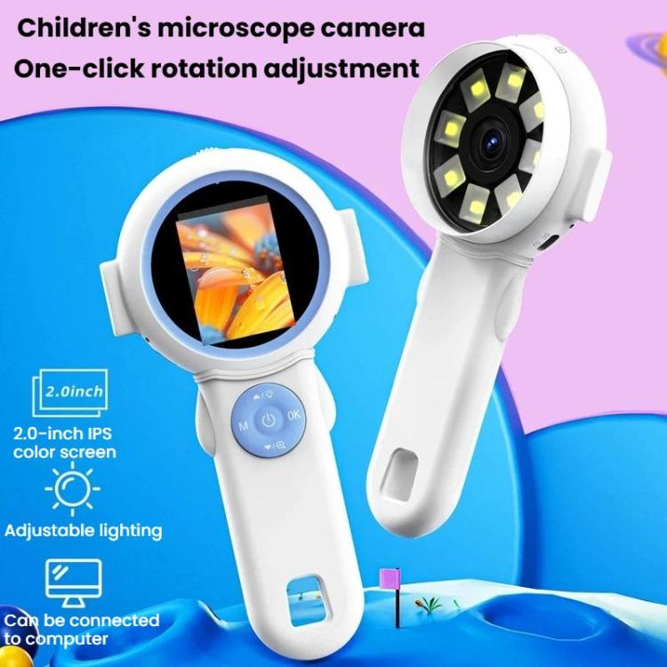 Microscopio digital portátil HD para niños HM020J
