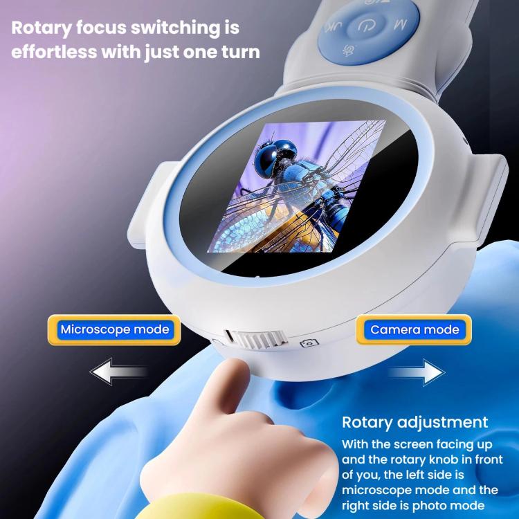 Microscopio digital portátil HD para niños HM020J