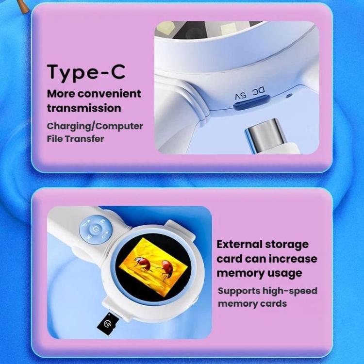 Microscopio digital portátil HD para niños HM020J