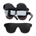 Protector de luz abatible para gafas de realidad aumentada ultraligeras RayNeo Air 3s/Air 3s Pro/Air 4/Air 4 Pro. Cubierta de privacidad., A