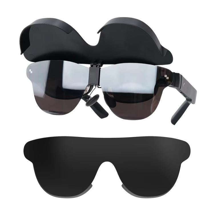 Protector de luz abatible para gafas de realidad aumentada ultraligeras RayNeo Air 3s/Air 3s Pro/Air 4/Air 4 Pro. Cubierta de privacidad., A
