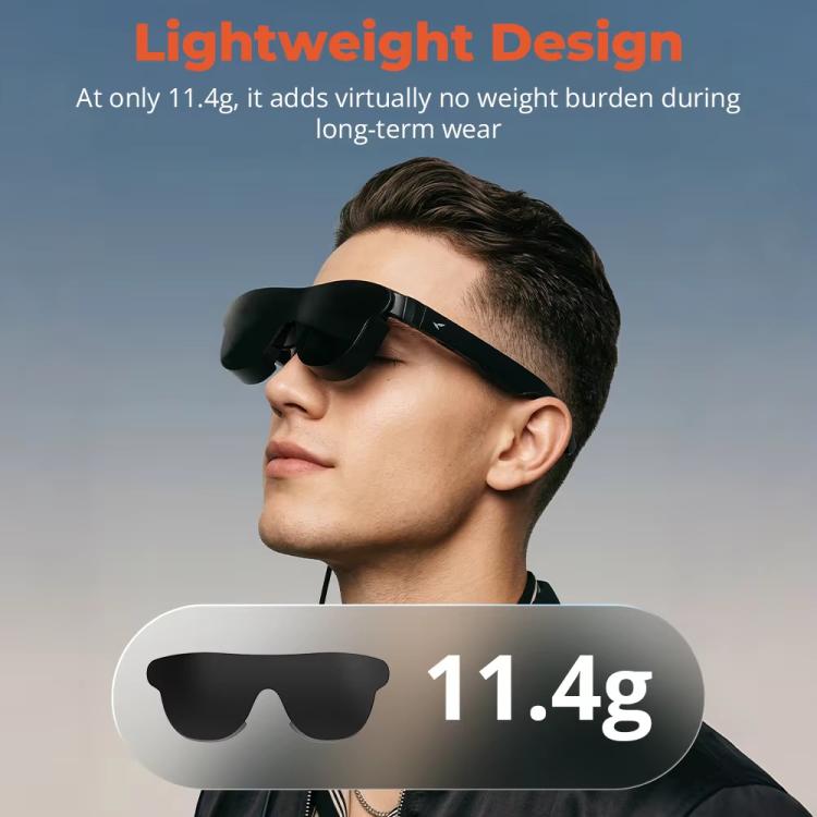 Protector de luz abatible para gafas de realidad aumentada ultraligeras RayNeo Air 3s/Air 3s Pro/Air 4/Air 4 Pro. Cubierta de privacidad., A
