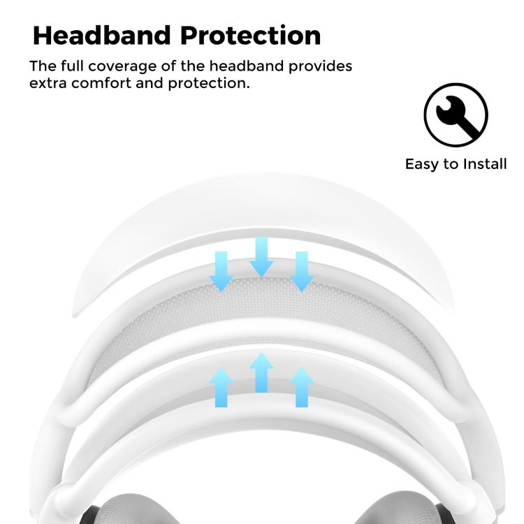 Funda protectora de silicona para la cabeza AhaStyle WG135 de 4 piezas para AirPods Max 2 / Max
