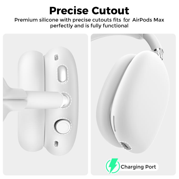 Funda protectora de silicona para la cabeza AhaStyle WG135 de 4 piezas para AirPods Max 2 / Max