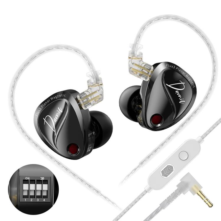 Auriculares HiFi con cable KZ Duonic Dual Power Triple Magnet Planar Magnetic de 1,2 m, Original Sound 3.5mm, Original Sound 3.5mm With Mic, Original Sound Type-C Sound Card, Enhanced Tuning 3.5mm, Enhanced Tuning 3.5mm With Mic                        ...