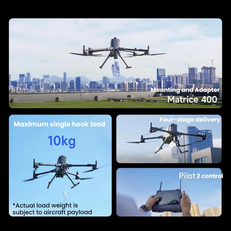 Para DJI Matrice 400 / M350 RTK, sistema de recogida de 4 etapas, LKTOP PT-4