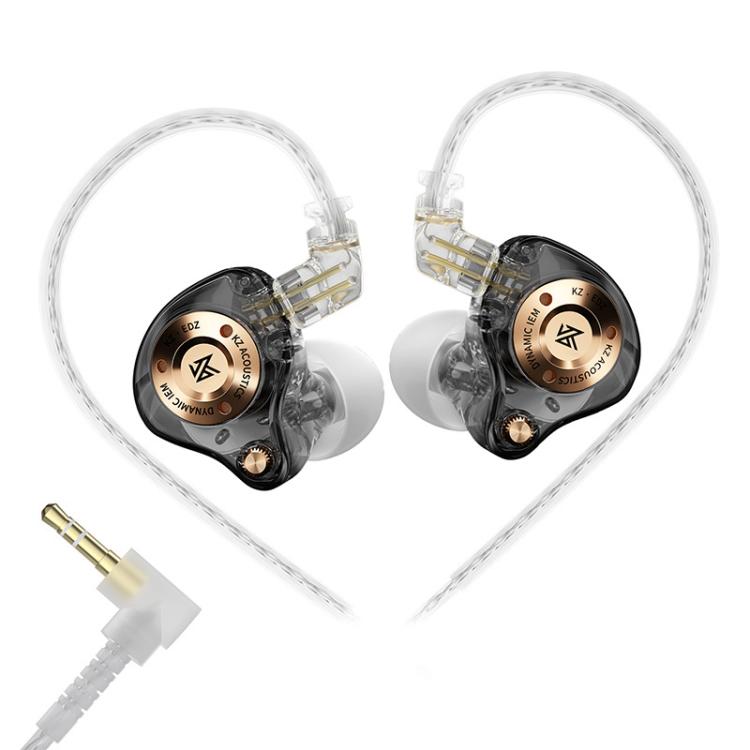 Auriculares con cable KZ EDZ de 1,2 m con controlador dinámico de ultraexcursión y banda ultraancha + sistema de amortiguación de doble etapa., Black 3.5mm, Black 3.5mm With Mic, Black Type-C Sound Card, White 3.5mm, White 3.5mm With Mic               ...