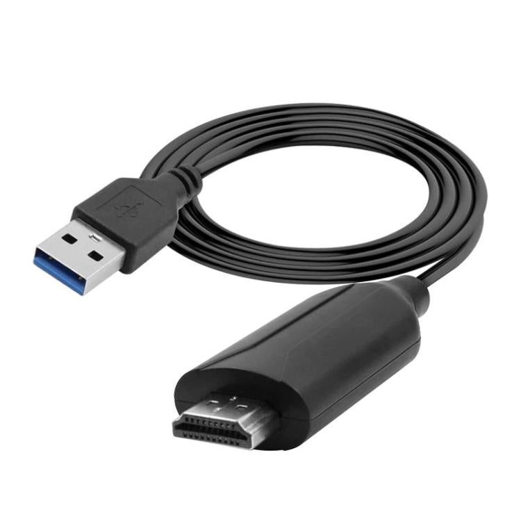 Adaptador HDMI a USB, cable de pantalla HD 1080P para conversión de audio y video.
