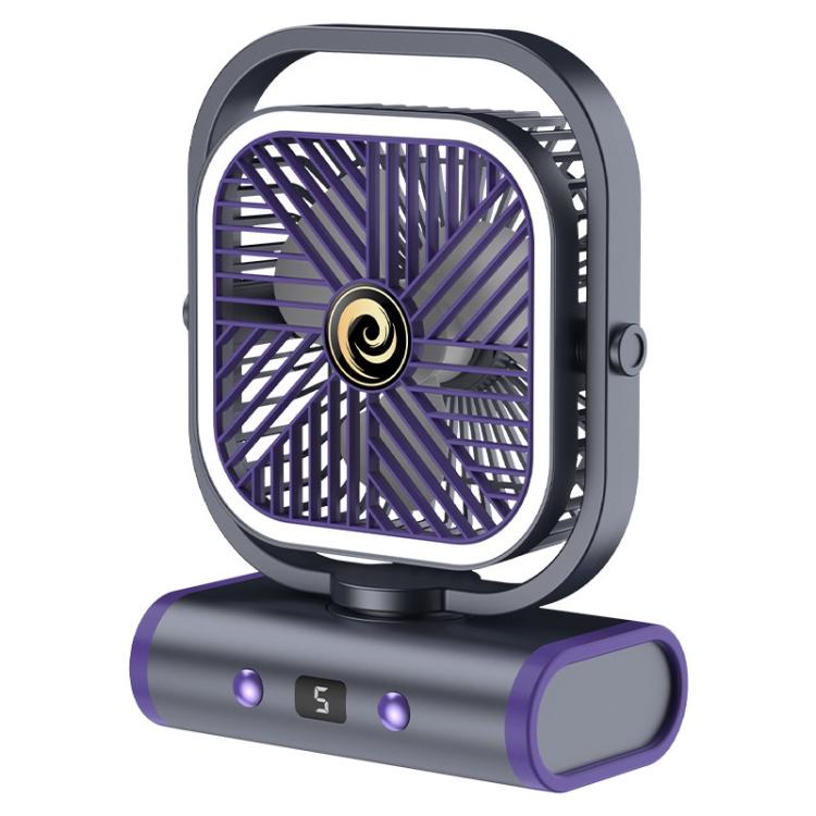 Mini ventilador de escritorio silencioso USB para montaje en pared, Gray Plug-in, Gray Rechargeable 1200mAh, Gray Rechargeable Oscillating 2400mAh, White Plug-in, White Rechargeable 1200mAh, White Rechargeable Oscillating 2400mAh