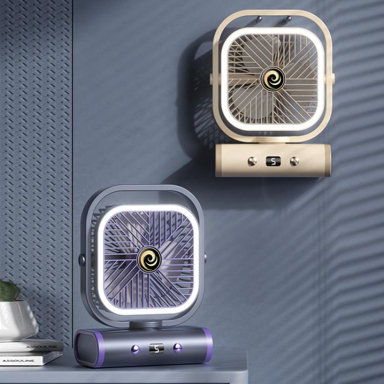 Mini ventilador de escritorio silencioso USB para montaje en pared, Gray Plug-in, Gray Rechargeable 1200mAh, Gray Rechargeable Oscillating 2400mAh, White Plug-in, White Rechargeable 1200mAh, White Rechargeable Oscillating 2400mAh