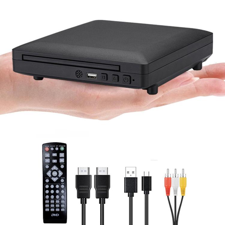 Reproductor portátil de minidiscos de alta definición para DVD/EVD/VCD, US Plug, EU Plug