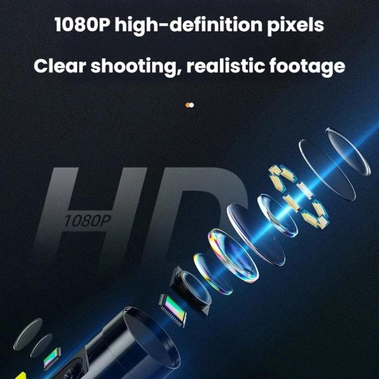 Endoscopio TESLONG WF200 WiFi HD con luces LED, boroscopio portátil para inspección y reparación industrial., Dual-Lens 8mm/5m
