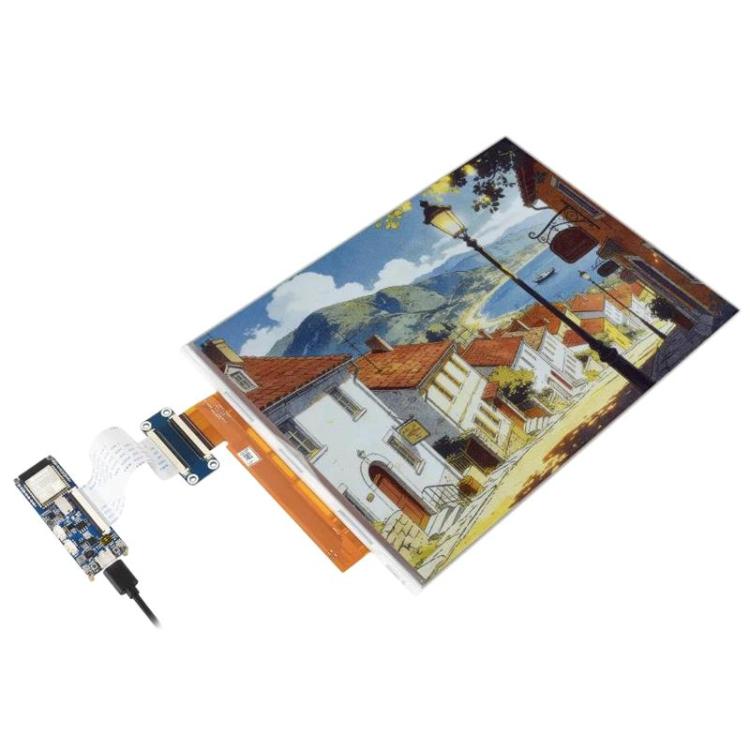 ESP32-S3 Pantalla de tinta electrónica a todo color de 13,3 pulgadas Chip de códec de audio integrado Compatible con WiFi y Bluetooth 5, Waveshare 34349