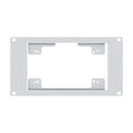 Panel de montaje para pantalla HomeRack DSI de 7 pulgadas, espacio de montaje 3U, compatible con pantallas táctiles oficiales Raspberry Pi de 7 pulgadas., Waveshare 34390