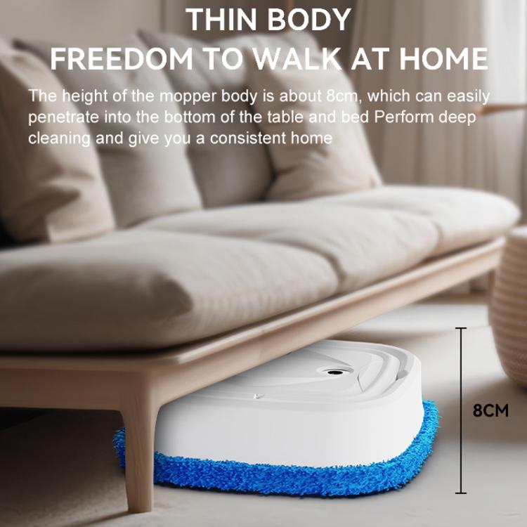 Robot aspirador doméstico recargable P6 Mini, limpiador de suelos multifuncional inteligente, White With 1 Towel, Black With 1 Towel, White With 3 Towels, Black With 3 Towels