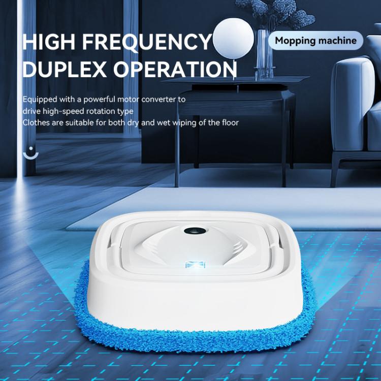 Robot aspirador doméstico recargable P6 Mini, limpiador de suelos multifuncional inteligente, White With 1 Towel, Black With 1 Towel, White With 3 Towels, Black With 3 Towels