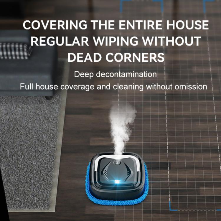 Robot aspirador doméstico recargable P6 Mini, limpiador de suelos multifuncional inteligente, White With 1 Towel, Black With 1 Towel, White With 3 Towels, Black With 3 Towels
