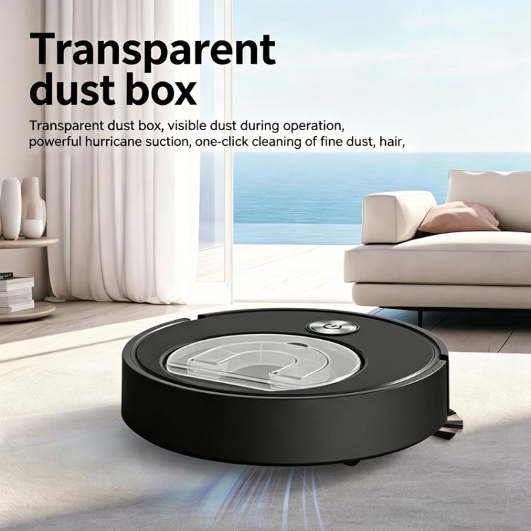 Robot aspirador 3 en 1: barre, aspira y friega con depósito de polvo grande y pantalla.