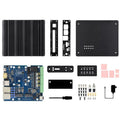 La tarjeta de expansión multifunción Waveshare 34252 CM5 Gigabit/2.5G Ethernet dual admite comunicación industrial RS485, módulo 4G/5G y salida de pantalla 4K., EU Plug, UK Plug, US Plug