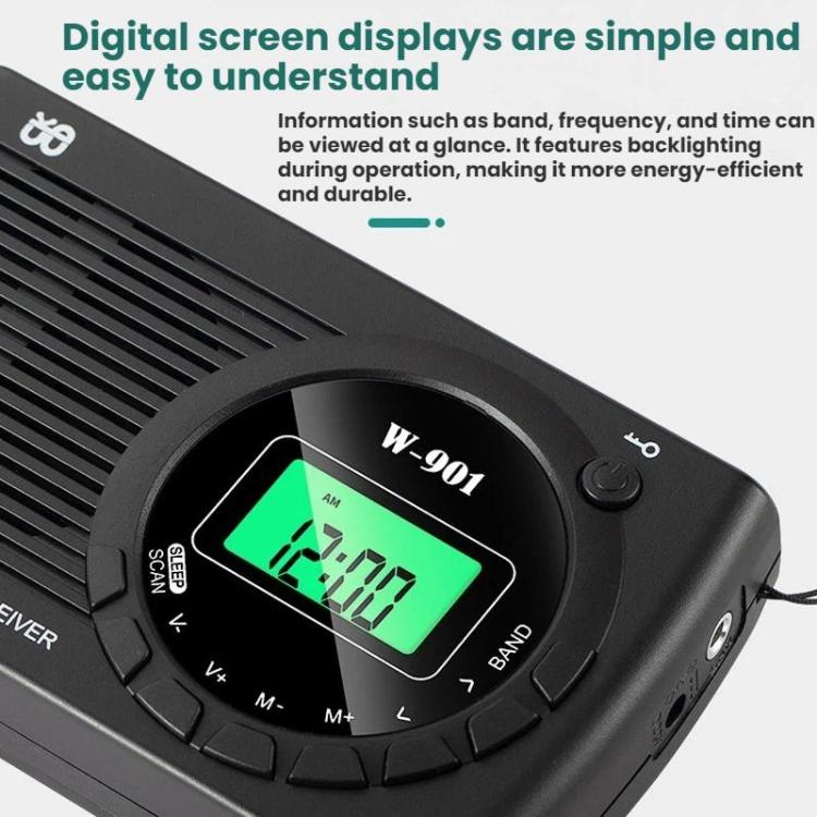 Radio estéreo multibanda con pantalla LCD y control por reloj, sintonizadora FM/AM/SW., For EU, For US