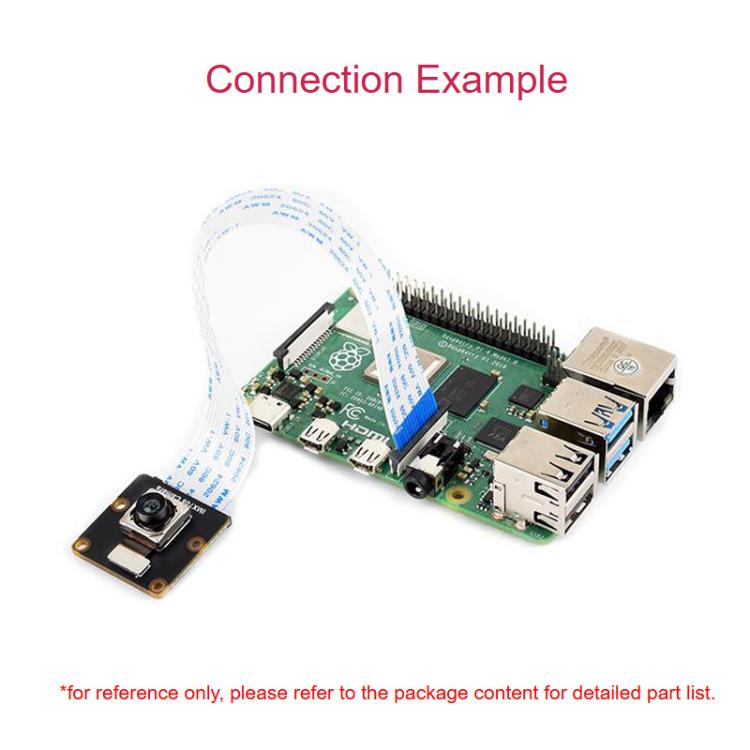 Módulo sensor de cámara IMX708, compatible con enfoque automático, compatible con la placa base del módulo de cámara Raspberry Pi 3, 34274