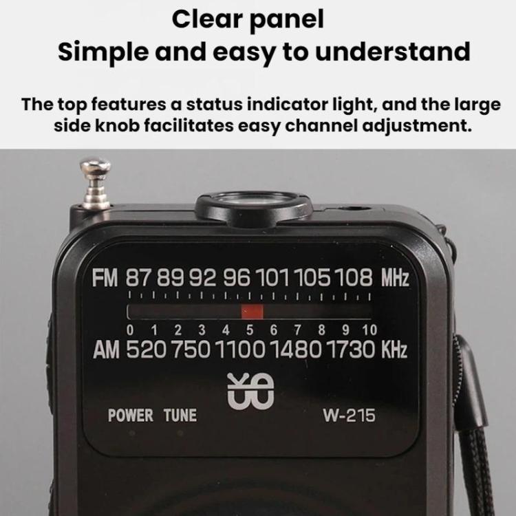Radio portátil WDK FM/AM multibanda, English
