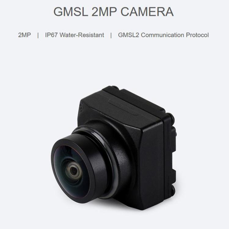Módulo de cámara GMSL de 2 MP, sensor de imagen de grado automotriz, ISP integrado, lente AA, grado de protección IP67, 34019
