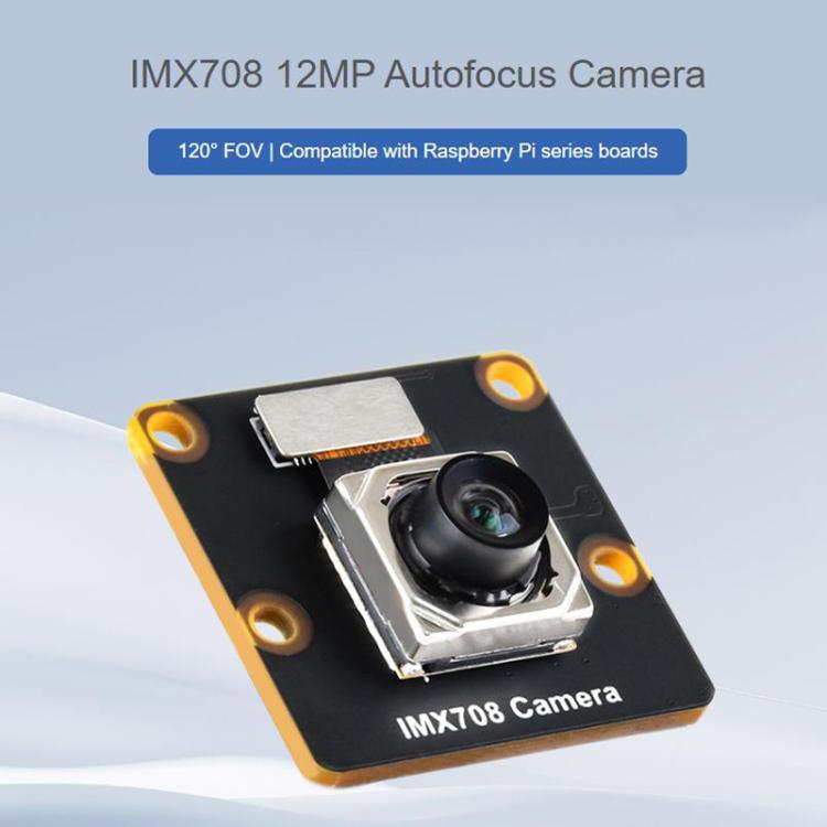 Cámara IMX708 de 12 MP de alta resolución con enfoque automático, compatible con placas Raspberry Pi., 34276