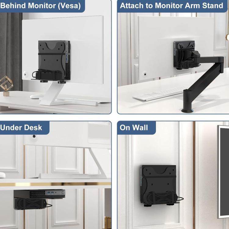 JJ-9402-B-0 Soporte de montaje ajustable para PC, colgador de panel VESA