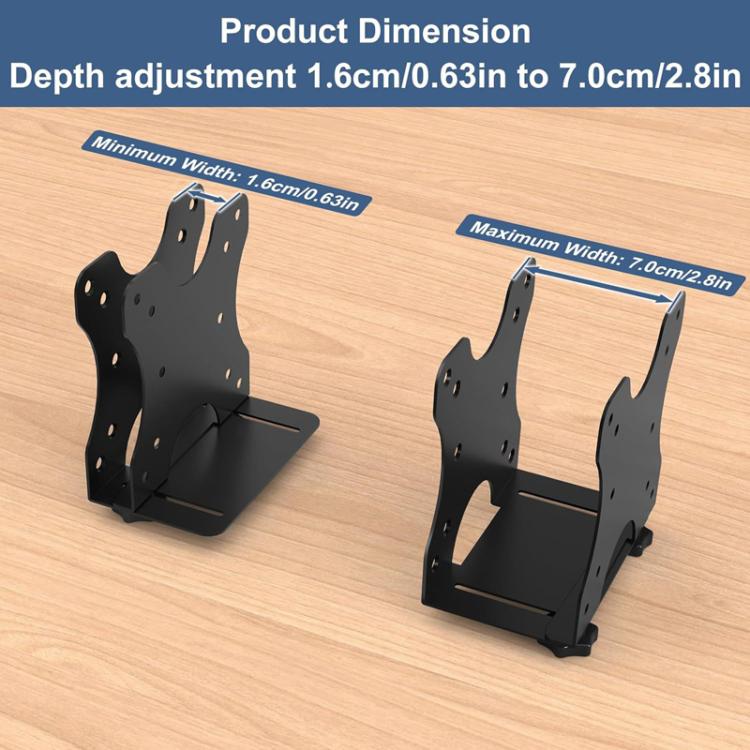JJ-9402-B-0 Soporte de montaje ajustable para PC, colgador de panel VESA