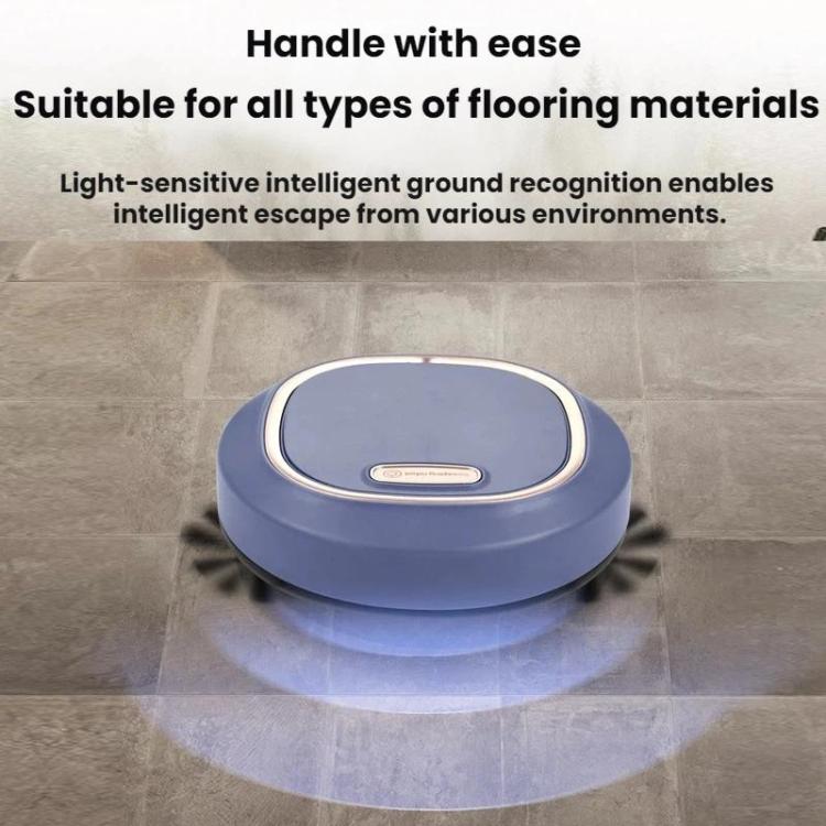Robot de limpieza inteligente para el hogar totalmente automático y recargable por USB.
