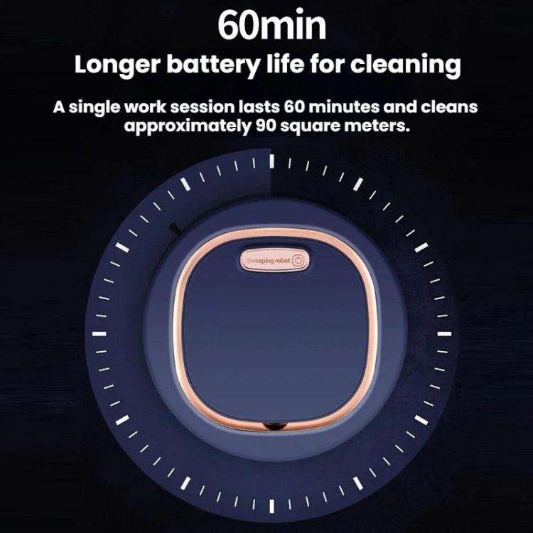 Robot de limpieza inteligente para el hogar totalmente automático y recargable por USB.