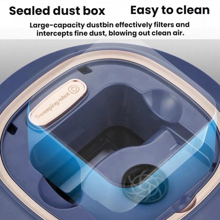 Robot de limpieza inteligente para el hogar totalmente automático y recargable por USB.