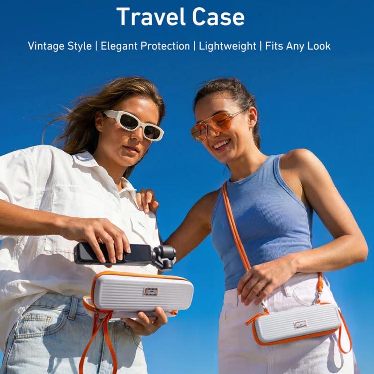 Para DJI Osmo Pocket 4/3 TELESIN DisAdv Bag Maleta portátil mini Bolso bandolera con correa ajustable para el hombro